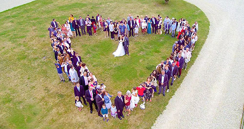 mariages événements Drone