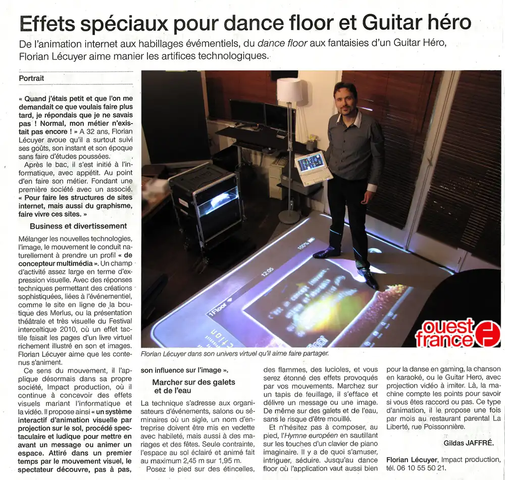 Lire la suite à propos de l’article Effets spéciaux pour dancefloor