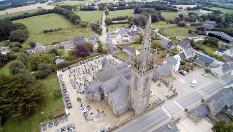 Bodilis vue du ciel