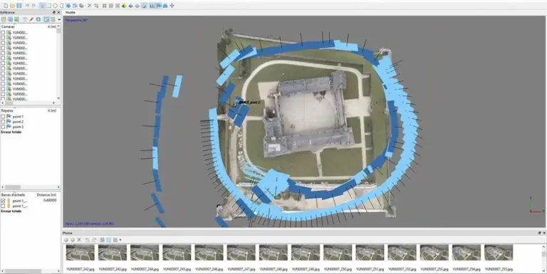 château 3d photogrametrie