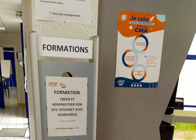 Formation CMA stage WordPress