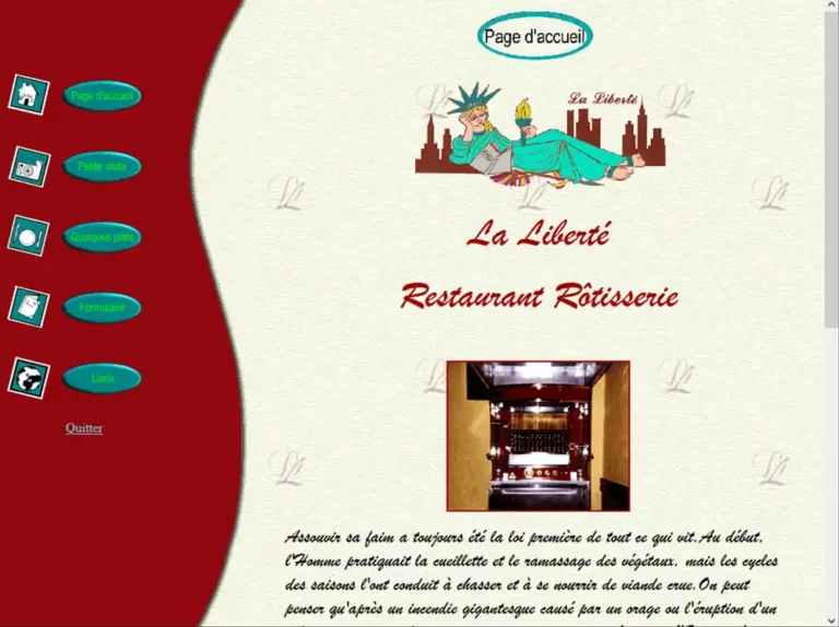 1er Site du restaurant la liberté