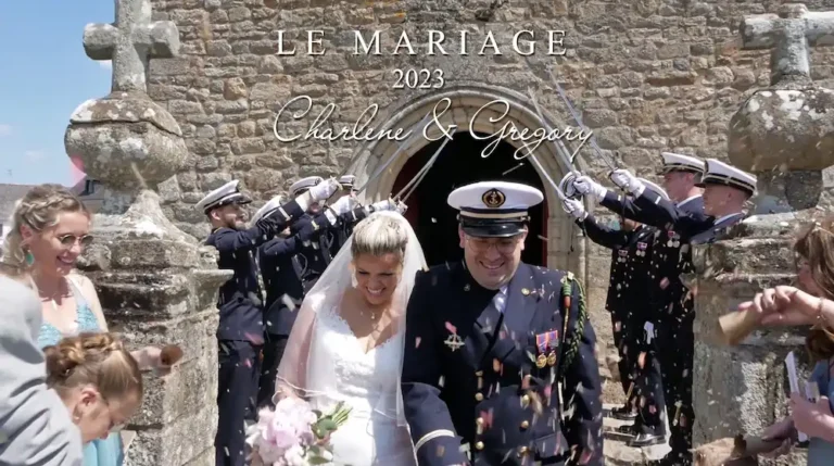 Mariage sortie de l'église