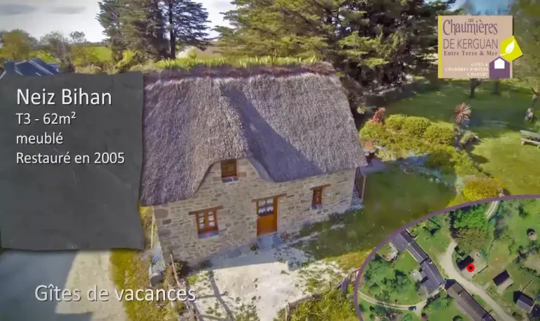 vidéo immobilier vente gîtes drone